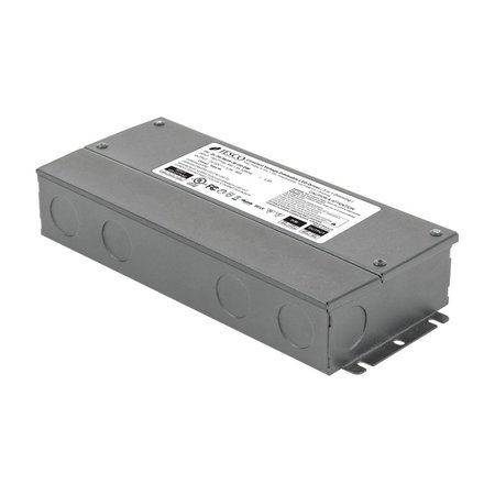 3Channel 96W Outdoor Class 2 Universal Dimming 24V LED Power Supply with Junction Box -  JESCO, DL-PS-96X3/24-JB-OD-UNI-DIM